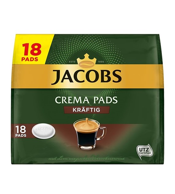 Jacobs Crema Pads Kraftig 18szt 118g