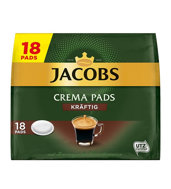 Jacobs Crema Pads Kraftig 18szt 118g
