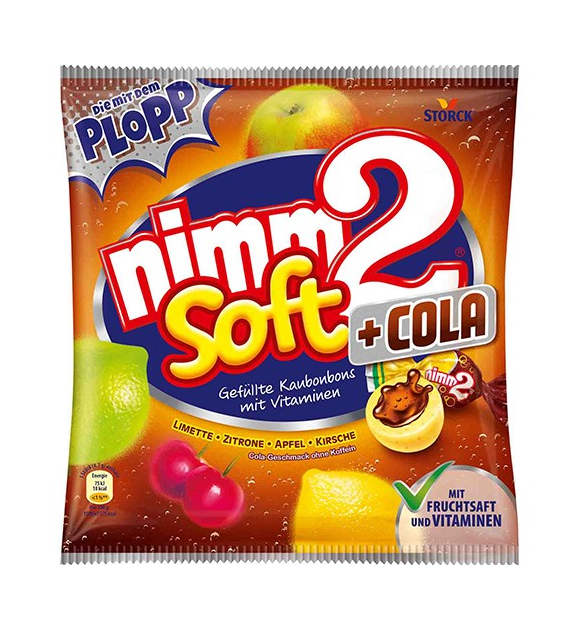 Nimm2 Soft + Cola Cukierki 195g