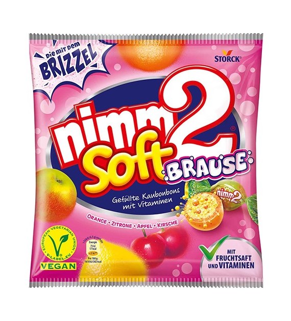 Nimm2 Soft Brause Cukierki 195g