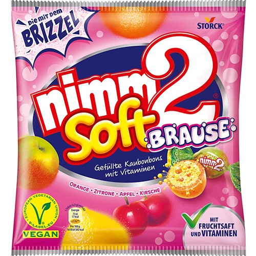 Nimm2 Soft Brause Cukierki 195g