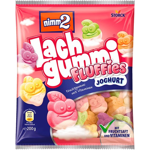 Nimm2 Lach Gummi Fluffies Joghurt Żelki 200g