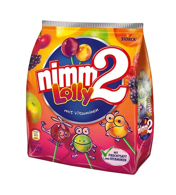 Nimm2 Lolly Lizaki 12szt 120g