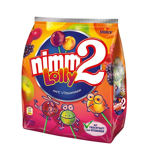 Nimm2 Lolly Lizaki 12szt 120g