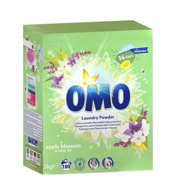 OMO Apple Blossom & Water Lily Proszek 100p 5kg