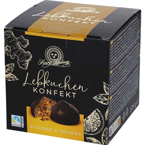 Henry Lambertz Lebkuchen Konfekt Zitron Ingw 175g