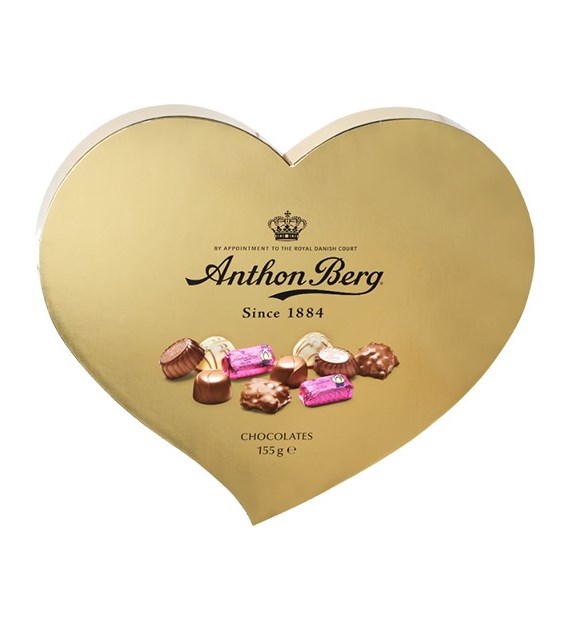 Anthon Berg Chocolates Bombonierka Serce 155g