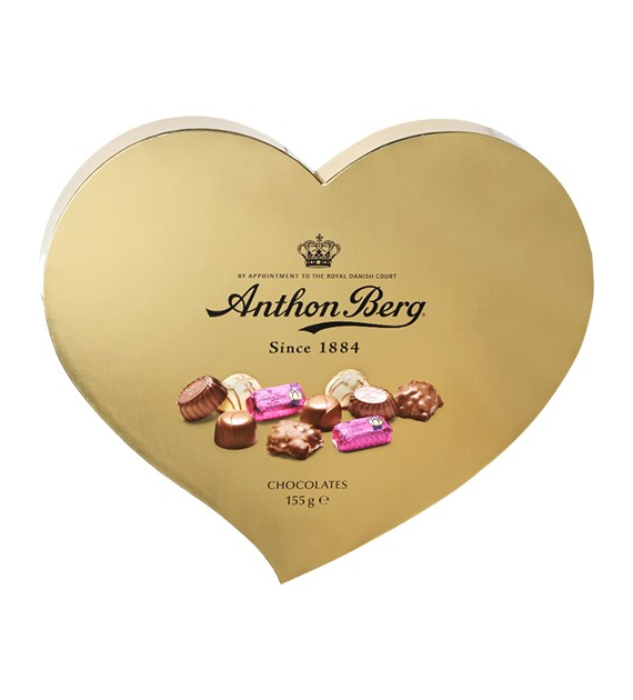 Anthon Berg Chocolates Bombonierka Serce 155g