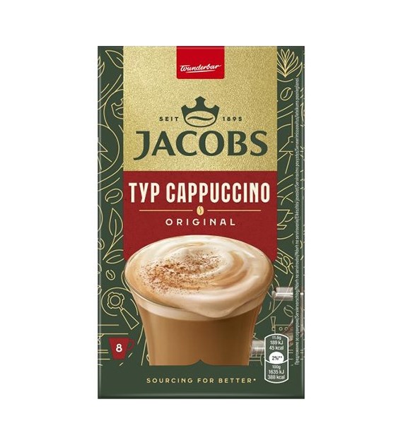 Jacobs Typ Cappuccino Original Saszetki 8szt 92,8g