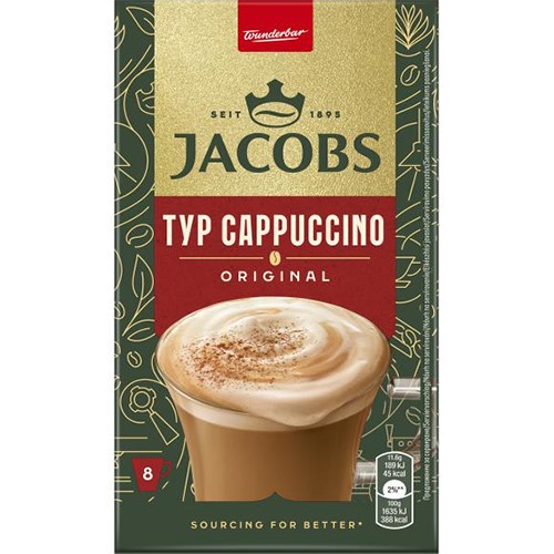 Jacobs Typ Cappuccino Original Saszetki 8szt 92,8g