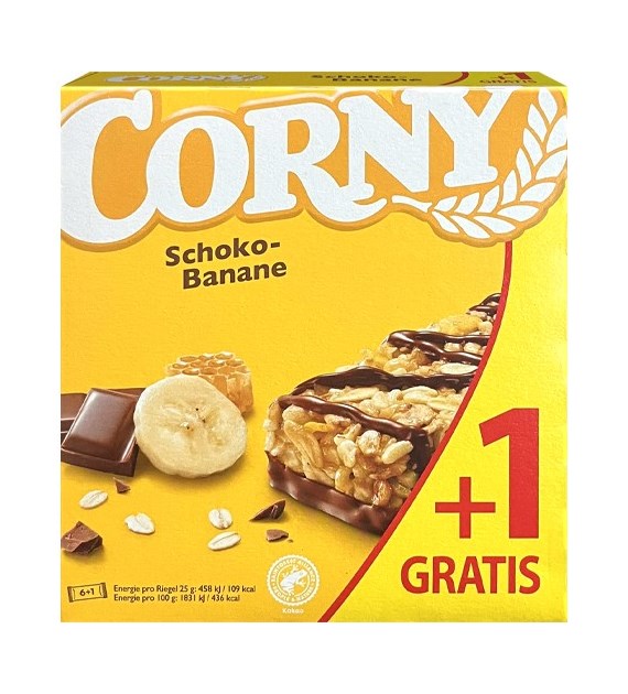 Corny Schoko-Banane Batoniki 6+1szt 175g