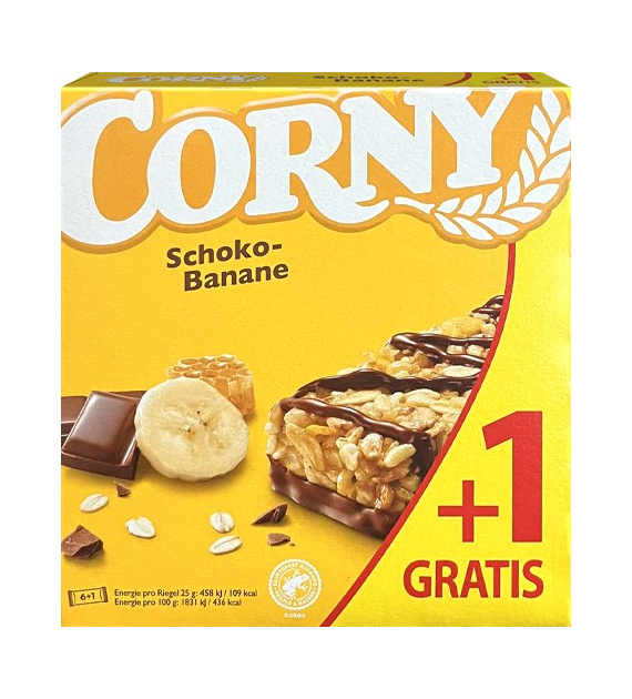 Corny Schoko-Banane Batoniki 6+1szt 175g