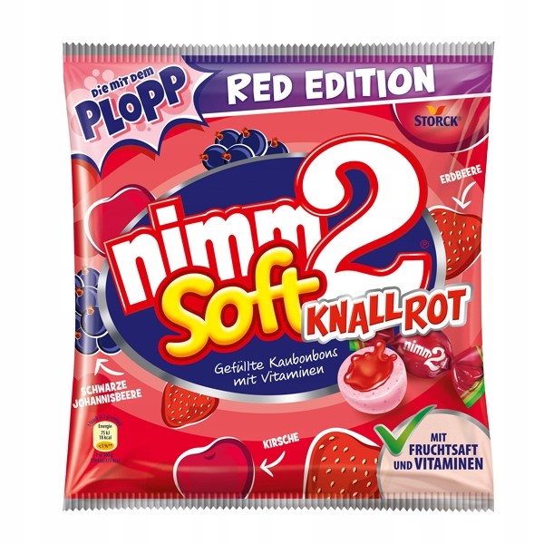 Nimm2 Soft Knall Rot Cukierki 240g