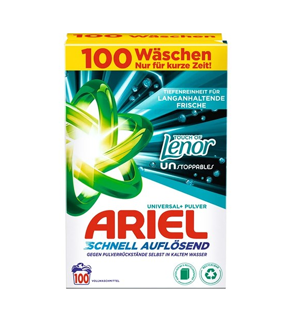 Ariel Touch of Lenor Universal Proszek 100p 6kg