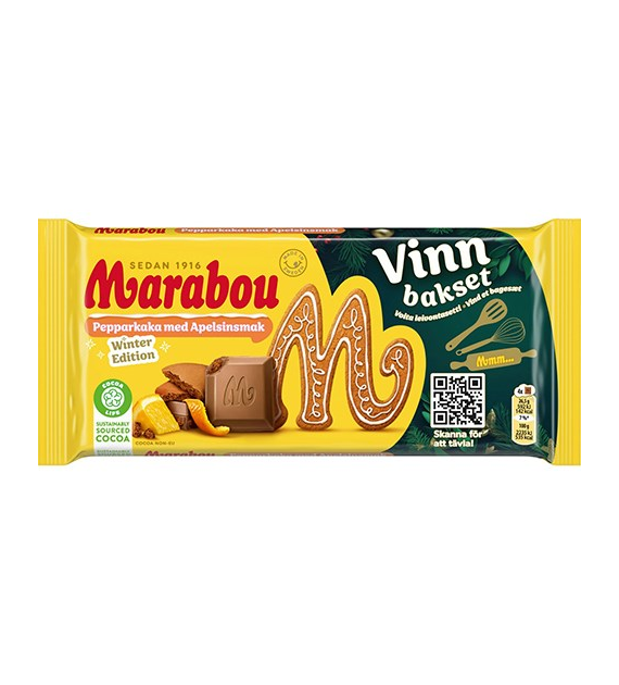Marabou Pepparkaka med Apelsinsmak Czeko 185g