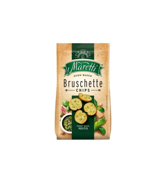 Maretti Bruschette Chips Sweet Basil Pesto 150g