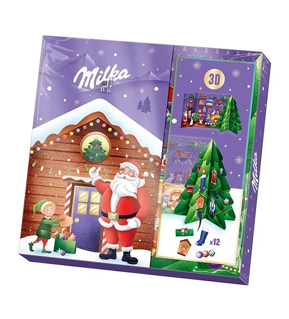 Milka Kalendarz Adwentowy 3D 163g