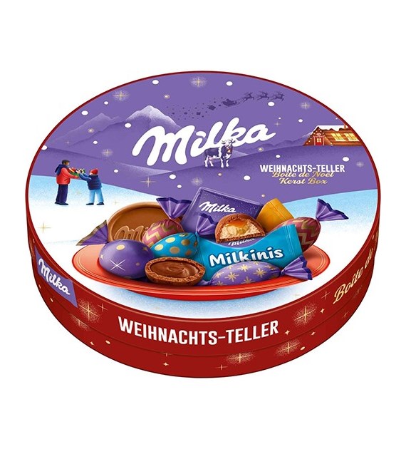 Milka Weihnachts Teller Czekoladki Czerwony 195g