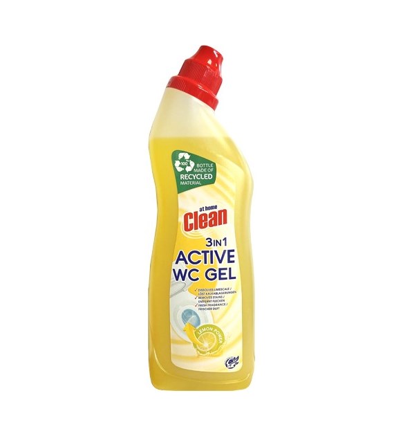 At Home Clean 3in1 Active WC Gel Lemon Power 750ml