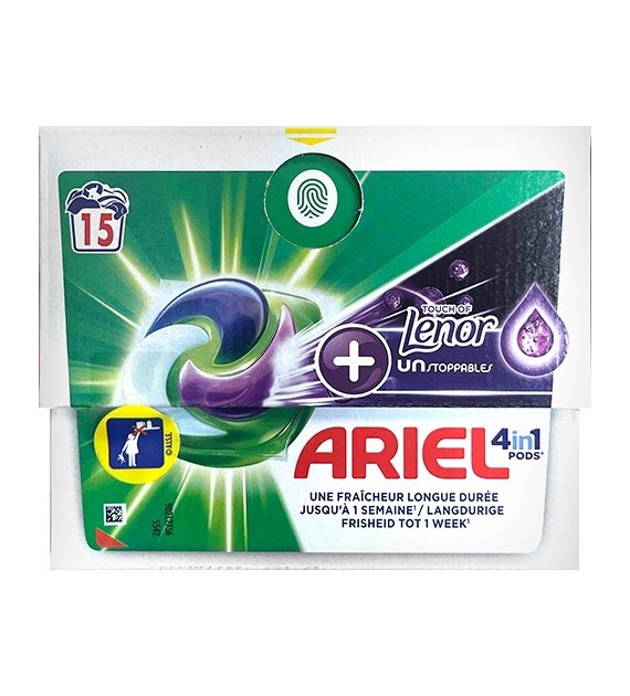 Ariel 4in1 Pods Lenor Unstoppables 15p 322g