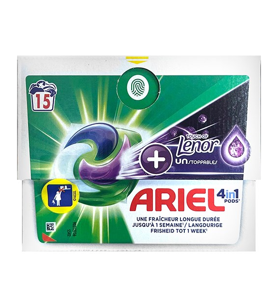 Ariel 4in1 Pods Lenor Unstoppables 15p 322g