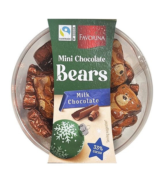 Favorina Bears Czekoladki 125g