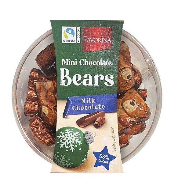 Favorina Bears Czekoladki 125g