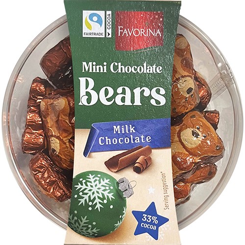 Favorina Bears Czekoladki 125g