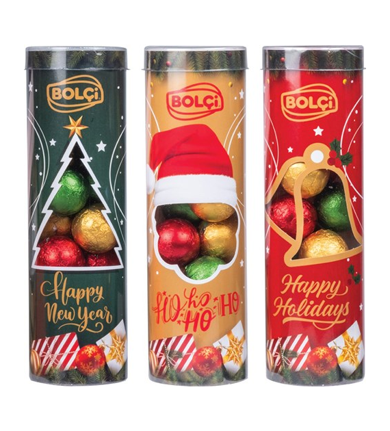 Bolci Świąteczne Czekoladki Kulki Tuba 140g