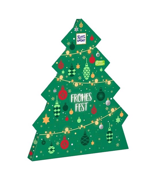 Ritter Sport Frohes Fest Kalendarz Adwentowy 208g
