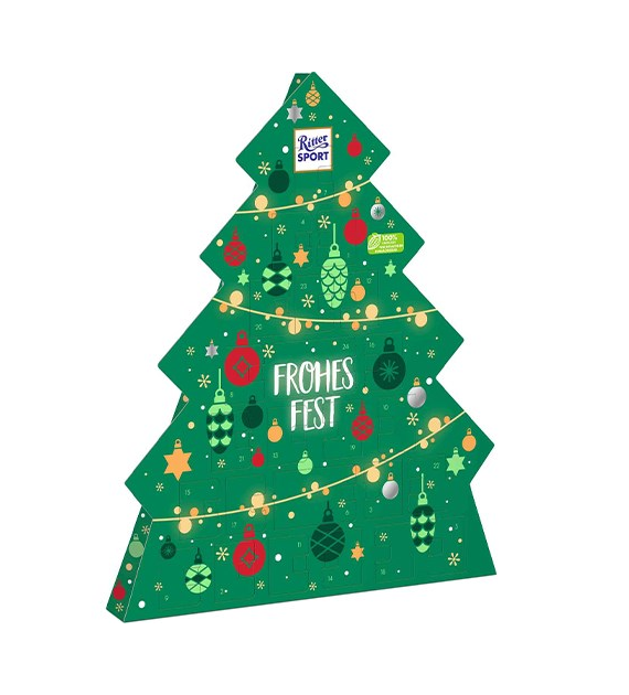 Ritter Sport Frohes Fest Kalendarz Adwentowy 208g