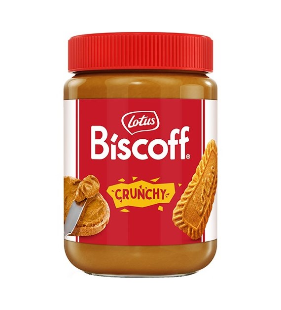 Lotus Biscoff Crunchy Krem Ciasteczkowy 380g