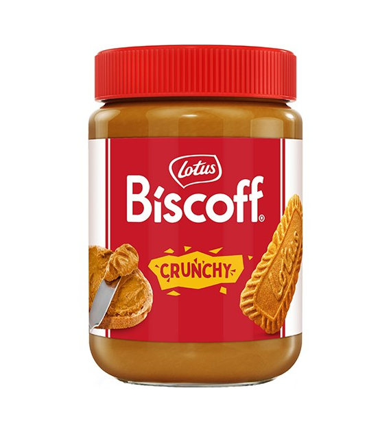 Lotus Biscoff Crunchy Krem Ciasteczkowy 380g