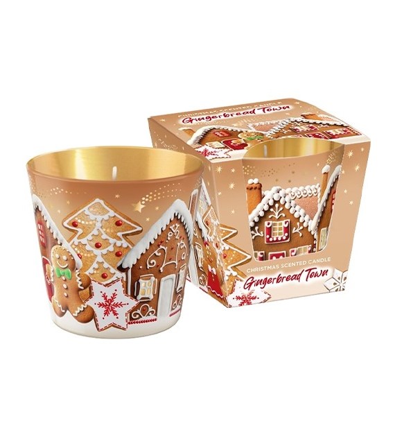 Bartek Candles Gingerbread Town Świeca 115g