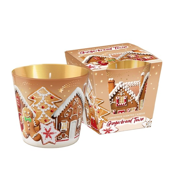 Bartek Candles Gingerbread Town Świeca 115g