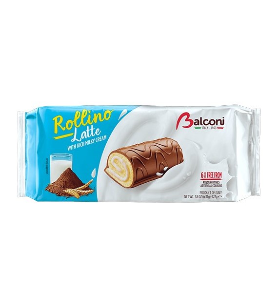 Balconi Rollino Latte Roladki 222g