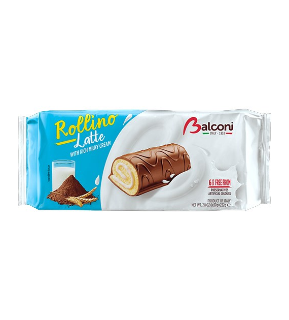 Balconi Rollino Latte Roladki 222g