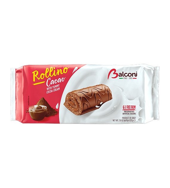 Balconi Rollino Cacao Roladki 222g