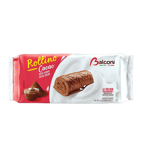 Balconi Rollino Cacao Roladki 222g