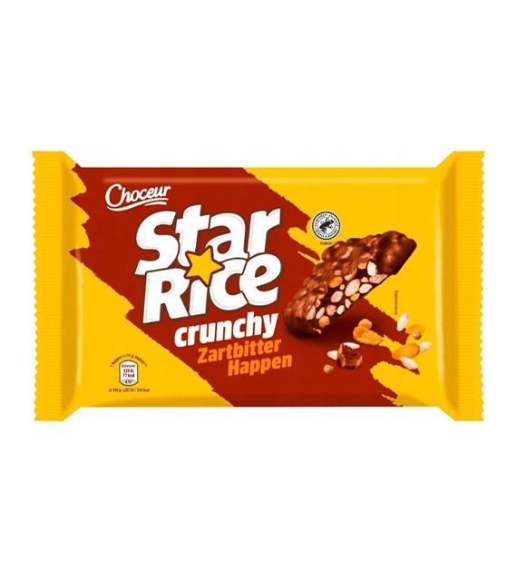 Choceur Star Rice Crunchy Zartbitter 250g