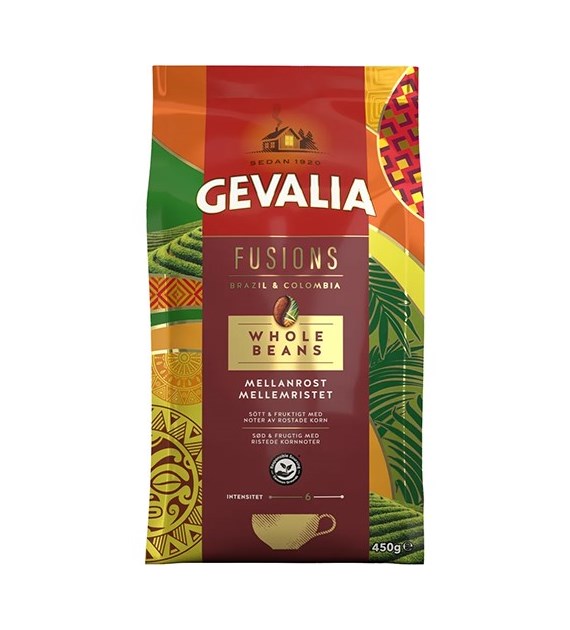 Gevalia Fusions Brazil & Colombia Melanrost 450g Z