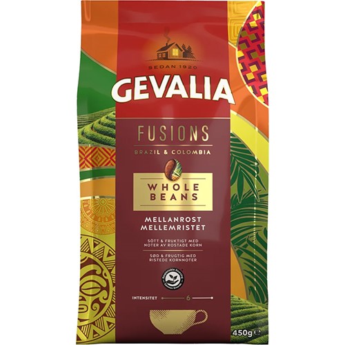 Gevalia Fusions Brazil & Colombia Melanrost 450g Z