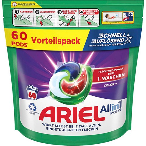 Ariel All in 1 Pods Color+ 60p 1,2kg