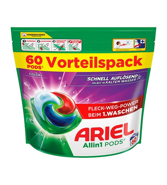 Ariel All in 1 Pods Color+ 60p 1,1kg