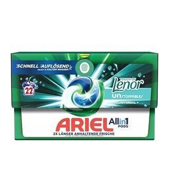 Ariel All in 1 Pods Universal+ Lenor 22p 473g