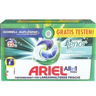Ariel All in 1 Pods Universal+ Lenor 22p 519g