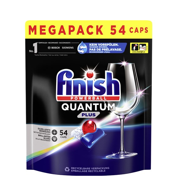 Finish Powerball Quantum Plus Tabs 54szt 696g