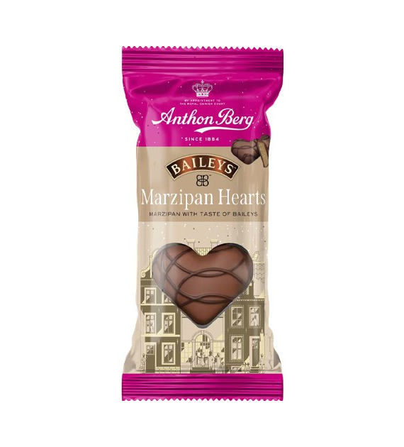 Anthon Berg Marzipan Hearts Baileys 84g