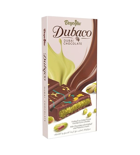 Beyoglu Dubaco Kadayif Pistachio Czekolada 200g