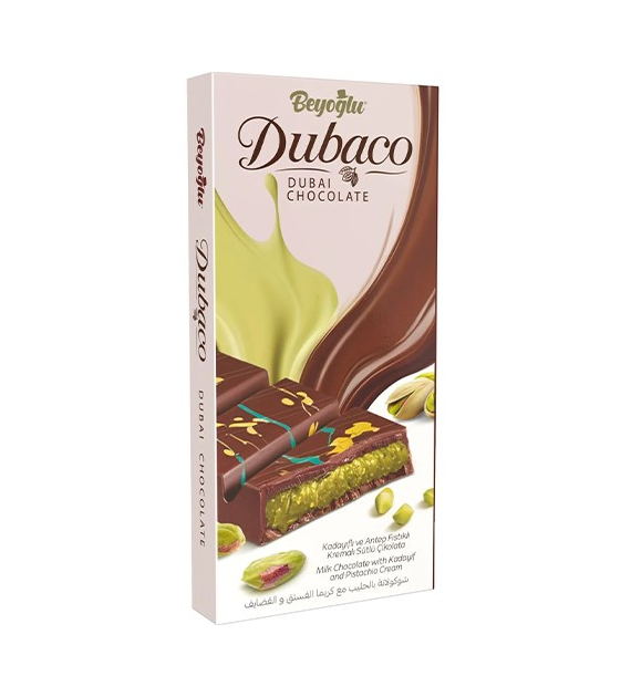 Beyoglu Dubaco Kadayif Pistachio Czekolada 200g